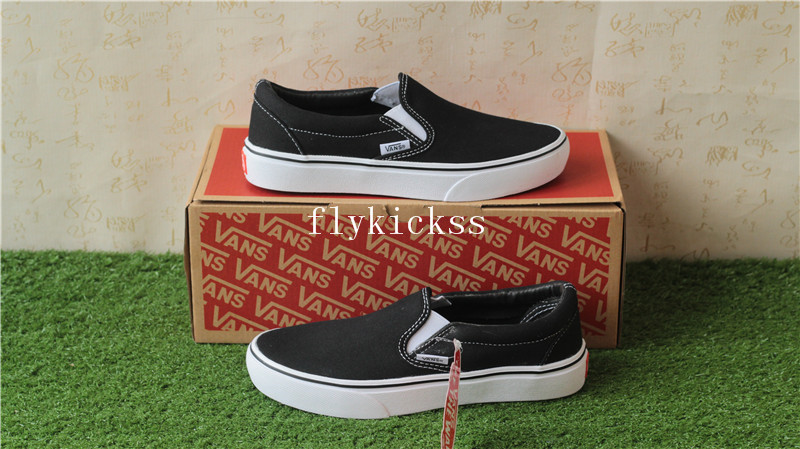 Vans Classic Slip-On Black Lazy Shoes